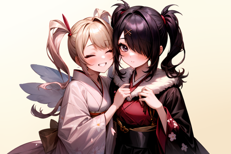 [SD1.5 & PONY] Needy Girl Overdose / Needy Streamer Overload - KAngel & Ame-chan | 糖糖/あめちゃん & 超天醬/超てんちゃん