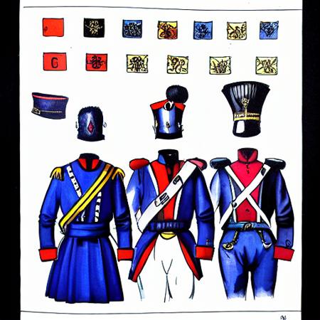 Historical European Uniforms LoRA