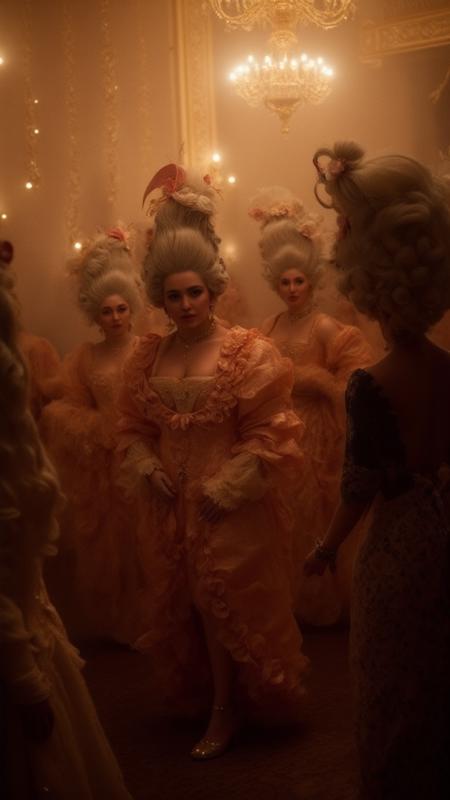 Baroque/rococo hair for FLUX