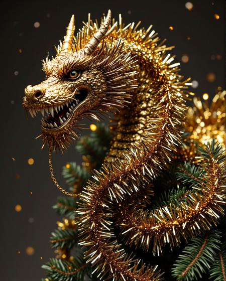 Jibs Christmas Tinsel Wrapped Anything [Flux + SDXL]