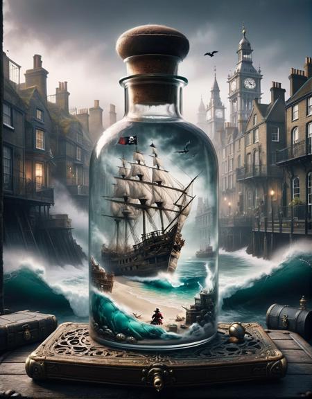 In a Bottle SDXL
