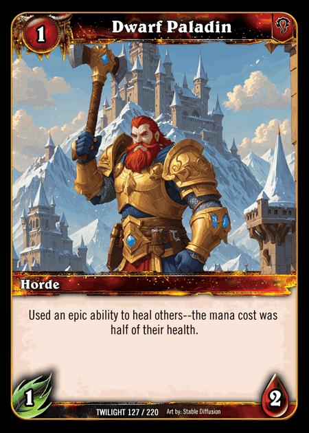 WOW Cards Randomly Generated - Comfyui WorkFlows版本v1.0 (ID: 700893)