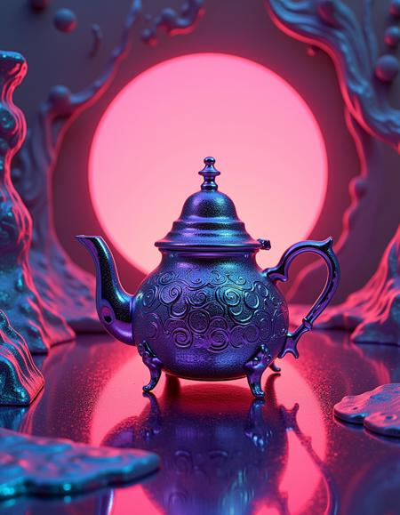 moroccan teapot Flux