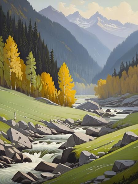 painting art natural XL-by Happy Ai/01/oil painting/art/landscape/nature/painting/fine art/illustration/natural scene/flat painting/油画/绘画/絵画/그림/