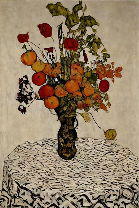 Egon Schiele Style