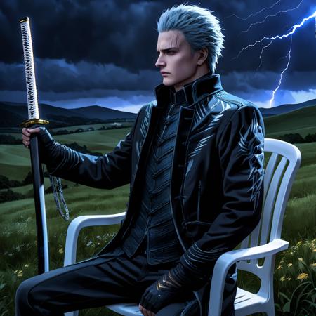Vergil and his PowerChair!!!Devil May Cry5 XL.版本Power (ID: 692229)