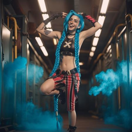 Jinx - Arcane - League of Legends - Flux1.D & Realistic SDXL