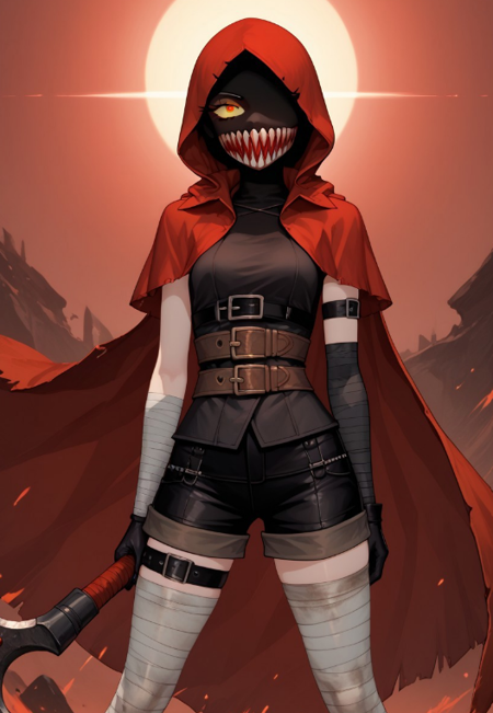 [PONY] little red riding hooded mercenary (Library of ruina / Lobotomy corporation)