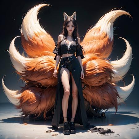 九尾狐女孩 Nine tailed Fox Girl