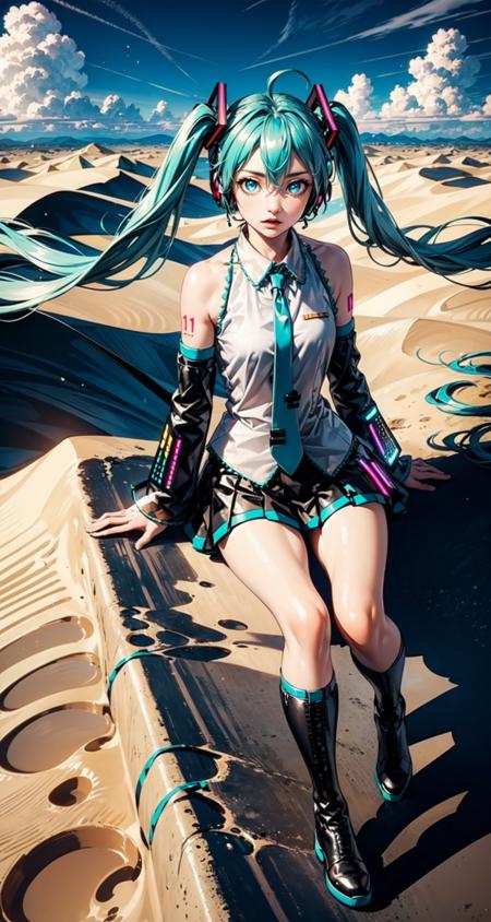 Hatsune Miku (with shiny eyes)