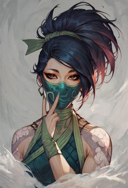 Akali - League of Legends - Pony diffusion