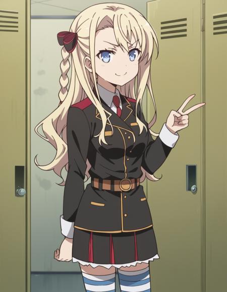 Wilhelmina Braunschweig Ingenohl Friedeburg (ヴィルヘルミーナ・ブラウンシュヴァイク・インゲノール・フリーデブルク) - High School Fleet (ハイスクール・フリート)