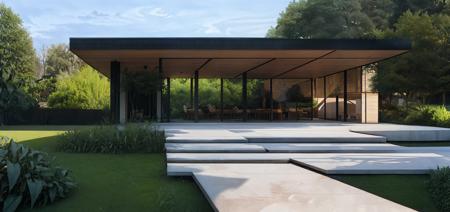 Landscape architecture Design 会客厅式景观建筑(Landscape-Oriented Rendering Algorithm)