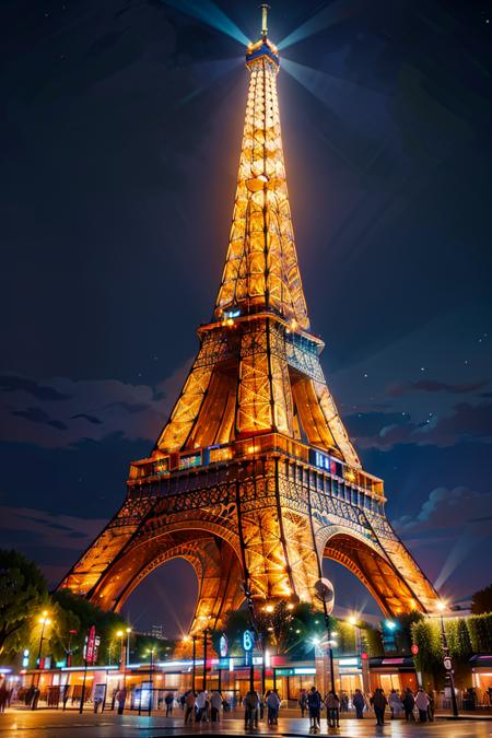 Eiffel Tower (Champ de Mars in Paris, France) [Pony & Illustrious & SD1.5]