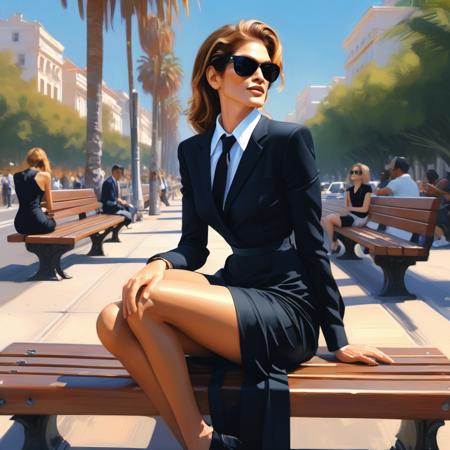 cindy crawford sdxl and sd1.5 lora