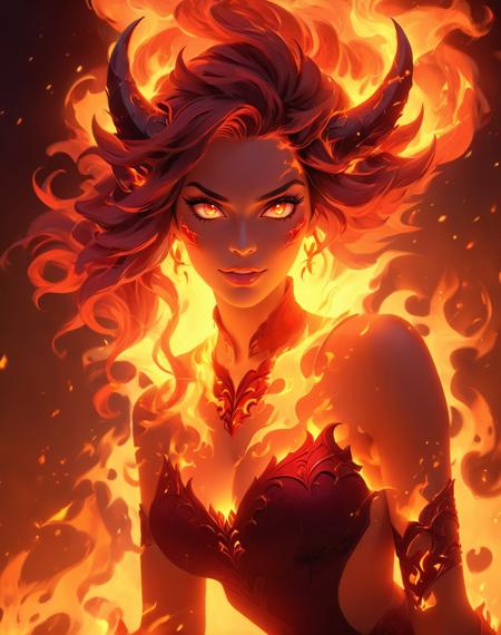 Fiery aura XL - Burning passion