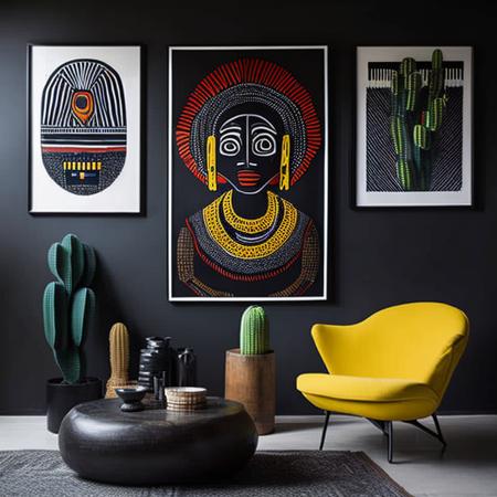 African style interior design