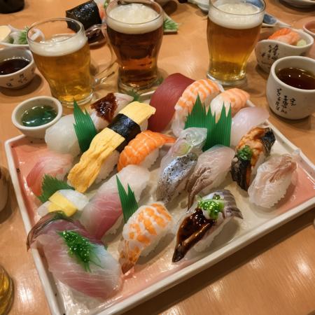おまかせにぎり盛り合わせ sushi SDXL
