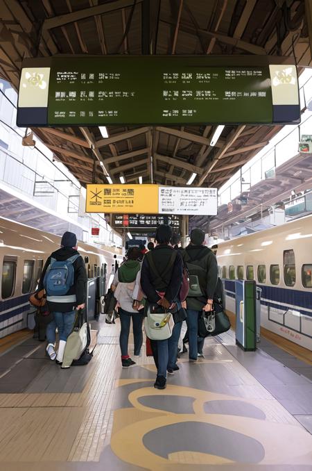 東京駅　東海道・山陽新幹線ホーム
