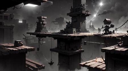 Whitebox Style - Environment - Level Design Concept Art - Game Dev Tool