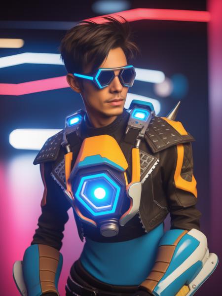 Awesome Overwatch TRACER Punk clothes