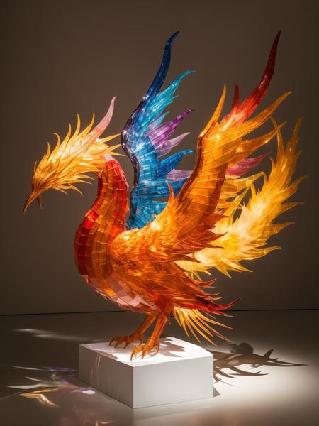 【Sculpture Design】 Colorful Glass Sculpture Artwork