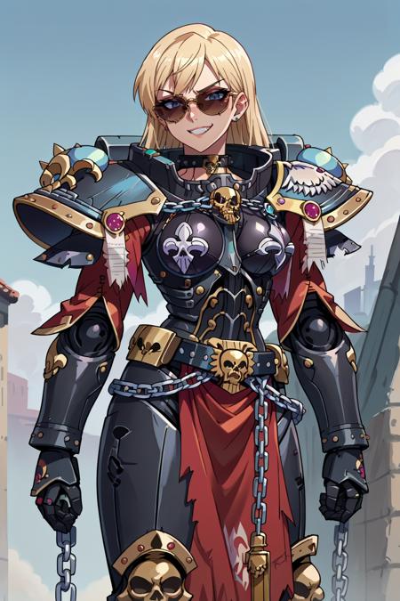 Warhammer 40K Adepta Sororitas Sister of Battle armor (Pony XL) - by EDG