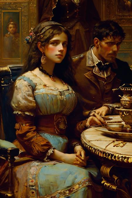 style of Jean-Joseph Benjamin-Constant 346