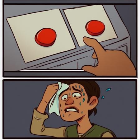 Daily Struggle & Two Buttons | Meme concept