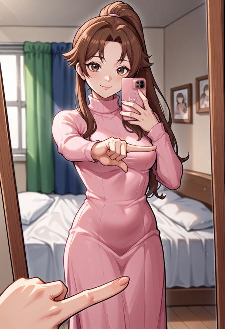 Ippon Yubi Challenge (One Finger Selfie Challenge) 一本指チャレンジ Concept - Lora Pony版本Pony (ID: 841845)