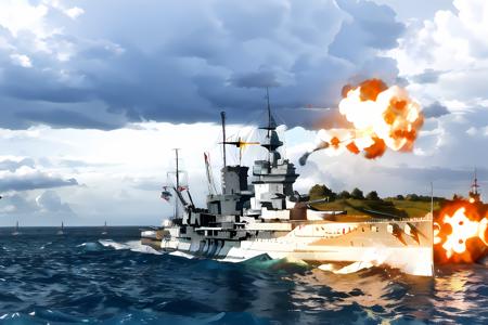 HMS Warspite Battleship
