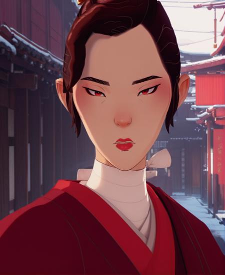 Blue Eye Samurai Style