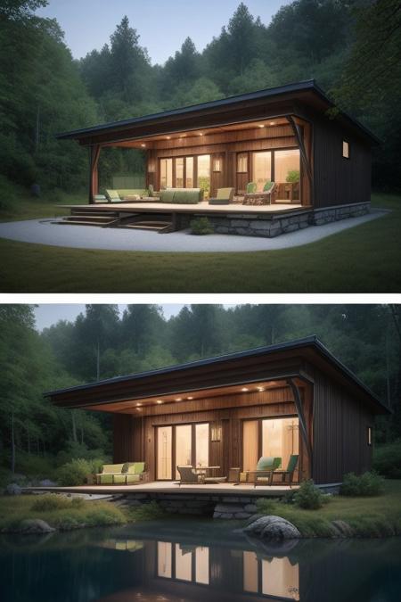 mountain family houses