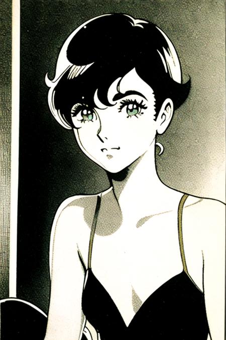 retro old manga style  (Tezuka Osamu) 复古老漫画 手冢治虫画风