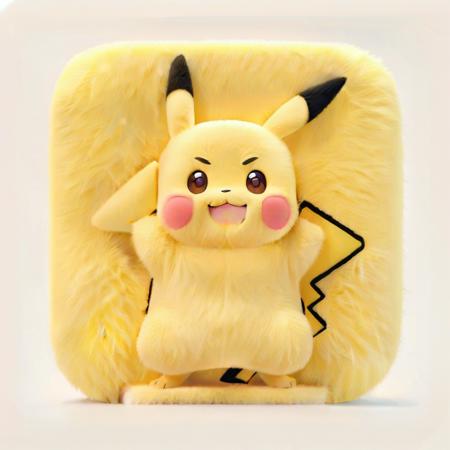 Plush square icon 毛绒方圆图标