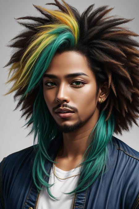 Hair colors and styles (male and female)