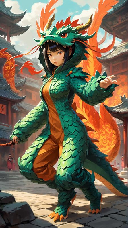 Dragon Costume XL LoRA