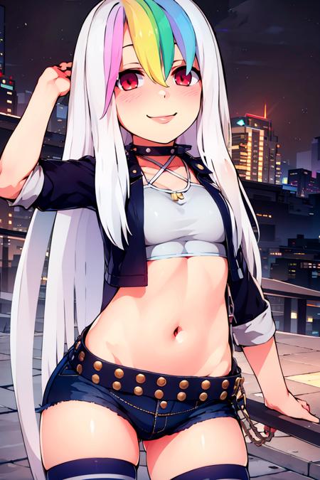 Roxy Rainbow: Midnight Raver (Citron OC)  [Pony & SD1.5]