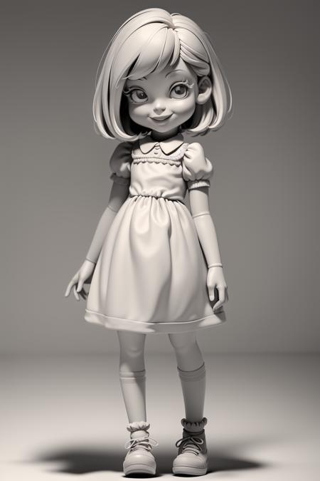 Clay Render Style/白模渲染风格