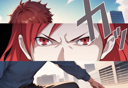 ps2-persona3 cut-in / 「カッ」 PS2ペルソナ3風カットイン pony LoRA