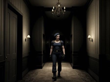 Resident Evil (1996) Mansion Background