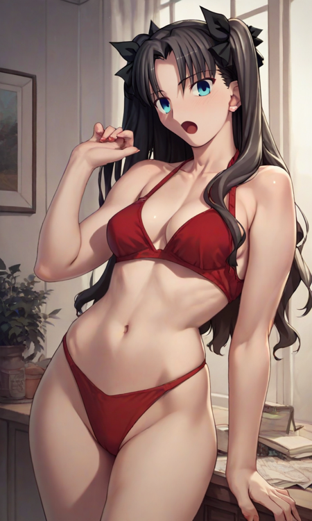 Rin tohsaka  LORA and(Pony)  from fate stay night visual novel