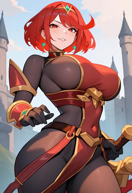 Pyra/ホムラ/Homura (Xenoblade Chronicles 2) SDXL LoRA [Illustrious] | 2 Outfits版本pyra-xb-richy-v1_ixl (ID: 1140380)