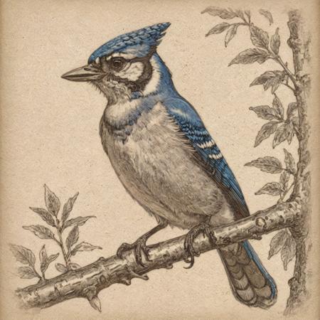 Vintage Drawing - CE - SDXL & Flux