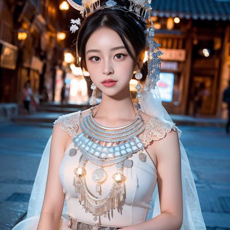 苗族服装 | Hmong costume版本白色 | white (ID: 28834)