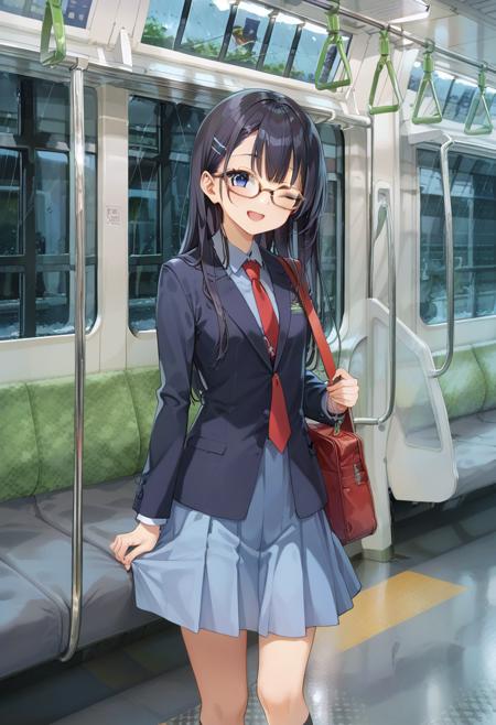 JR East E235 series train interior PONY