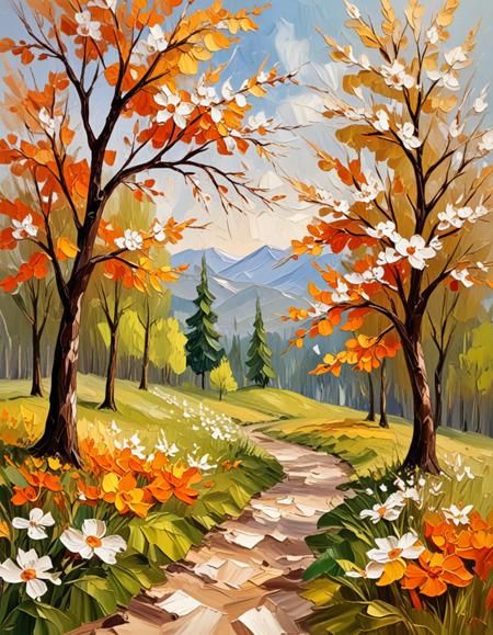 Earthy Impasto Paint