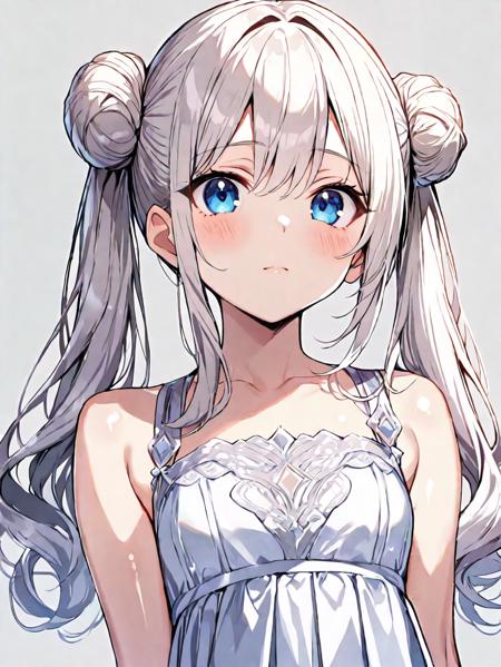 お団子ツインテール/double bun twintail(XL,illustrious,pony)