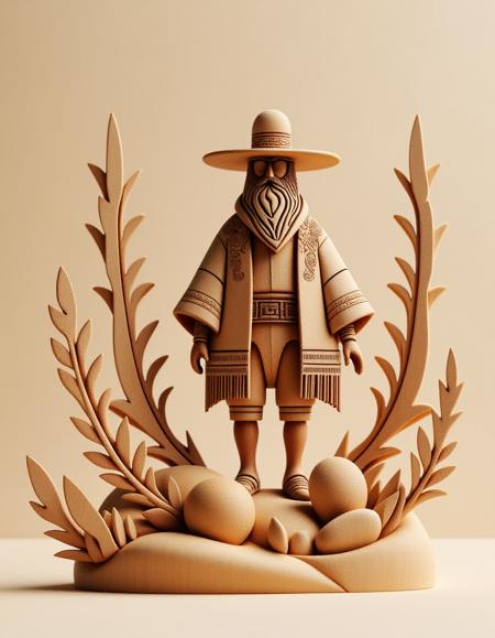 Wood Figure Style [FLUX+SDXL+1.5]