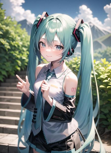 Hatsune Miku 初音ミク | 23 Outfits | Character Lora 9289版本v1.0 (ID: 85767)